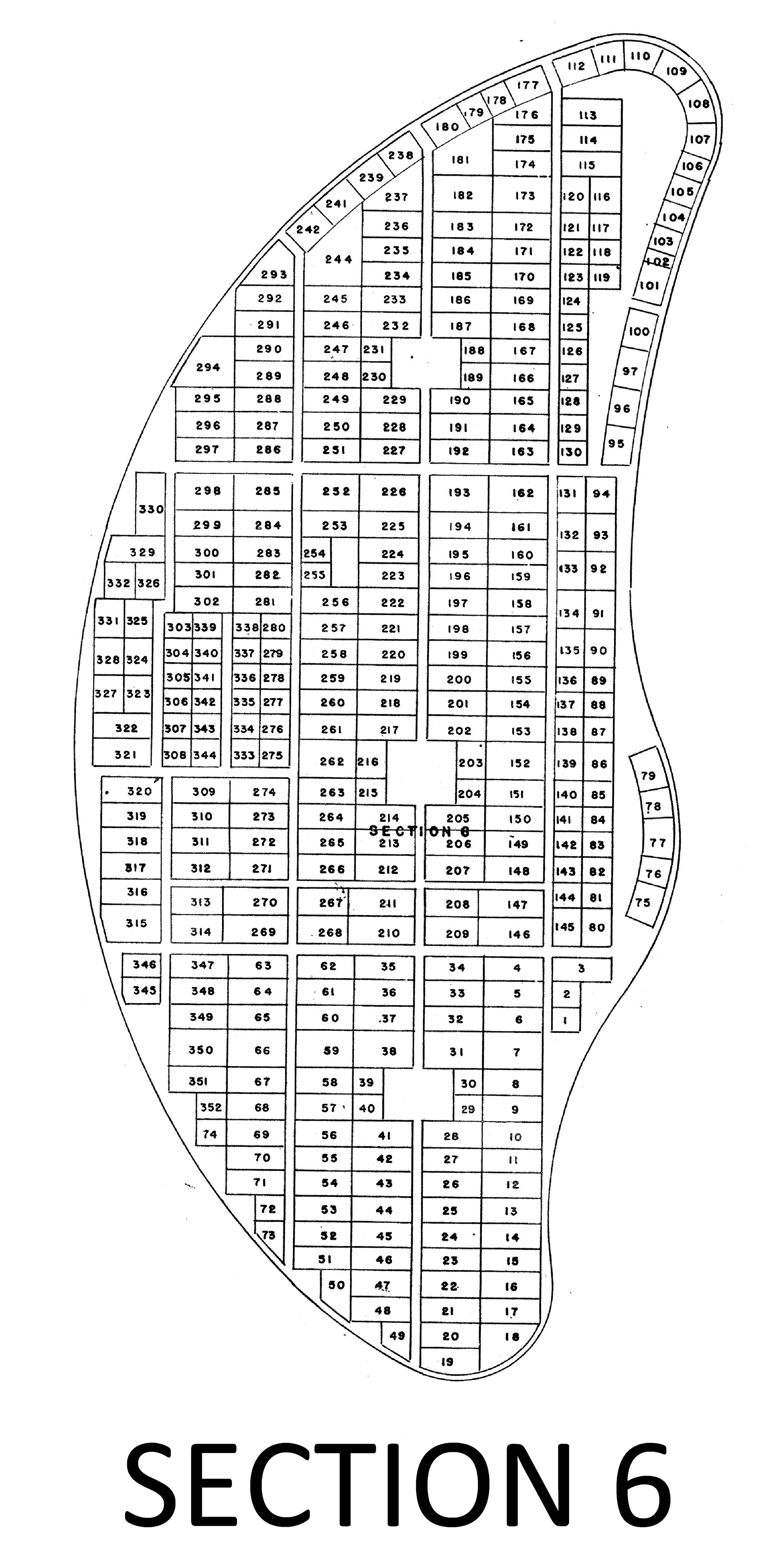 Rose Hill Map - Rose Hill Memorial Park